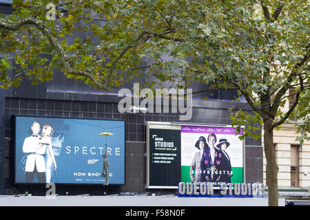 Spectre and suffragette movie posters Stock Photo