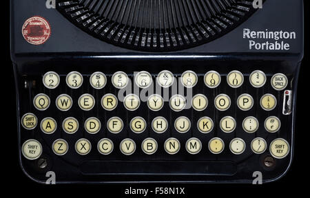 Remington Portable keyboard Stock Photo - Alamy