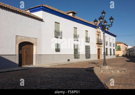 Plaza de Santo Domingo in Almagro in Castilla-La Mancha, Spain, Europe Stock Photo