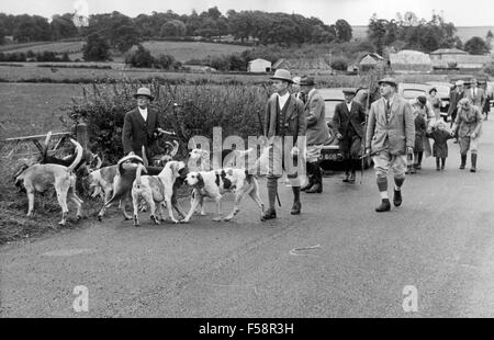 OTTER HUNTING in England about 1962 Stock Photo - Alamy