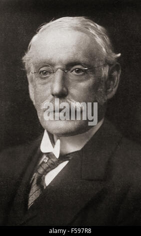 Sir Charles Algernon Parsons,  1854 – 1931.  Anglo-Irish engineer. Stock Photo