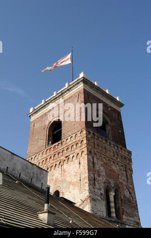 the tower of Palazzo Ducale - Genoa - Italy Stock Photo