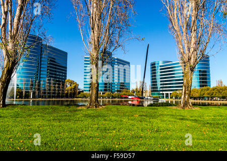 Oracle headquarters in Redwood City California USA Stock Photo