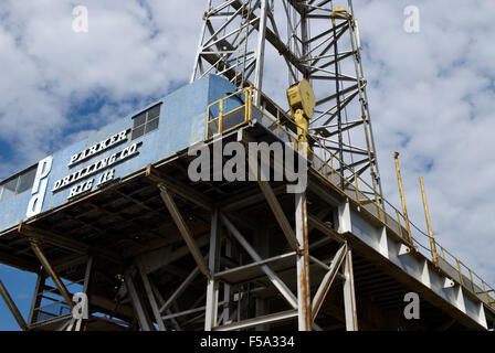 Parker Drilling Rig Elk City Oklahoma USA Stock Photo