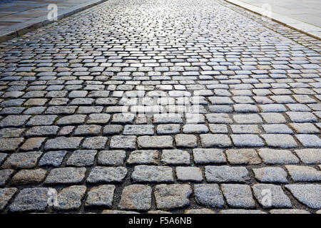 Cobbled Road Stock Photo