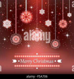 shiny beautiful snowflakes banner design Stock Vector Image & Art - Alamy
