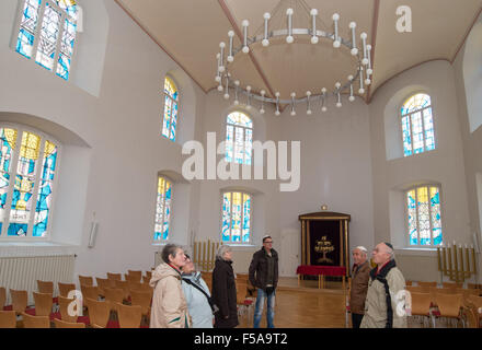 Cottbus, Germany. 27th Oct, 2015. A historic menorah for Chanukah ...