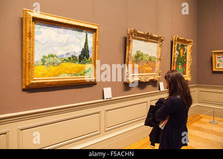 Van Gogh's Wheat Fields at the Metropolitan museum of art ...