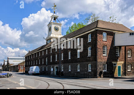 The Clocktower building built in 1723 as a ‘present use store' for materials and equipment needed by ships under construction Stock Photo