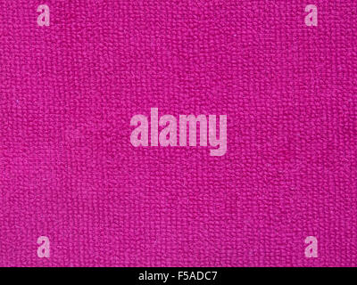 Pink towel texture, cloth background Stock Photo