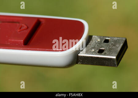 Thumb drive close up Stock Photo