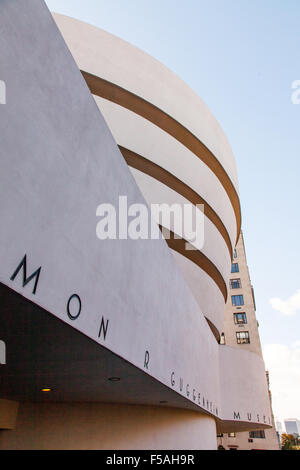 Solomon. R. Guggenheim Museum, 5th Avenue, New York City, United States of America. Stock Photo