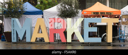 The Southbank Centre Friday Market, London, England Stock Photo