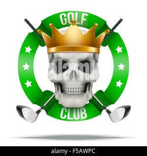Golf club or team badges and labels logo Stock Vector