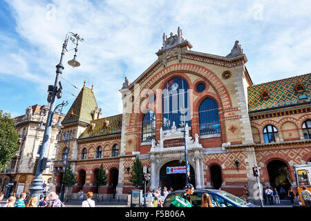 Central Market Hall Nagy Vasarcsarnok, Budapest, Hungary Stock Photo