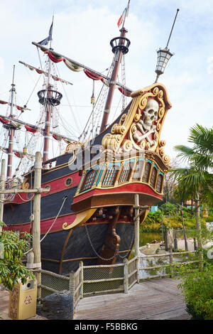 09-17-2022. Captain Hook's Pirate Ship At Disneyland Paris, France. Stock  Photo, Picture and Royalty Free Image. Image 193723602.