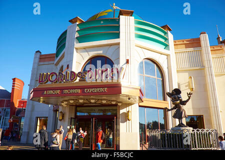 World of Disney Store in Disney Village at Disneyland Paris FULL