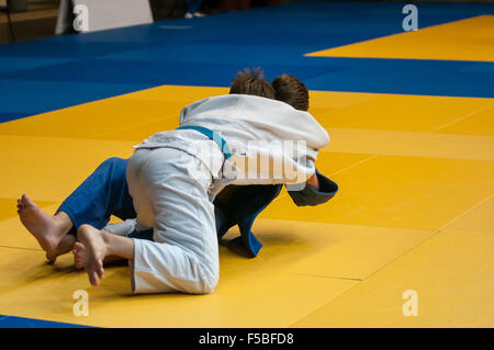 Judo Japanese martial art philosophy and sports battle without weapons Stock Photo