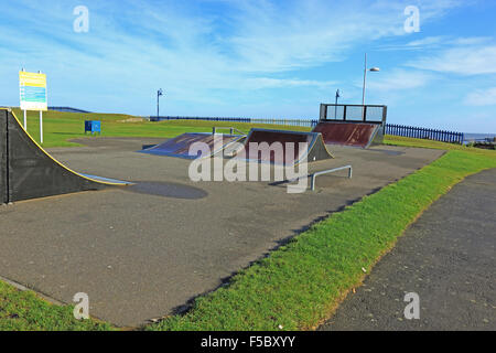 Ramps for Skateboarding in Maplethorpe Stock Photo