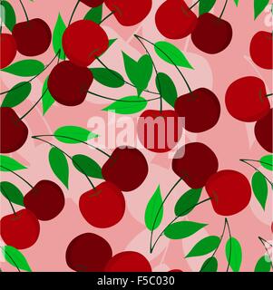 Seamless repeating pattern of cherry blossoms.Vector Stock Vector