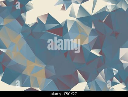 Colorful polw poly background. Stock Vector