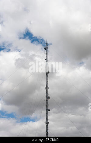 mobile phone aerial technology for distributing phone signals Stock Photo