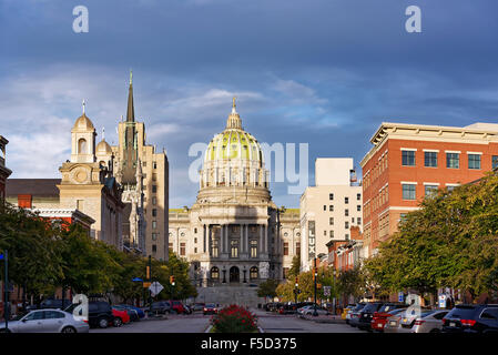 Pennsylvania State capitol building, Harrisburg, Pennsylvania, USA Stock Photo