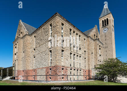 Library and McGraw bell tower on the Cornell University campus, Ithaca, New York, USA Stock Photo