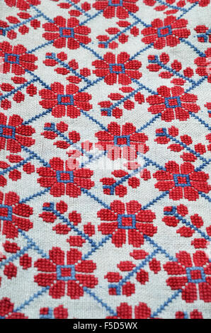 Floral network embroidered Stock Photo