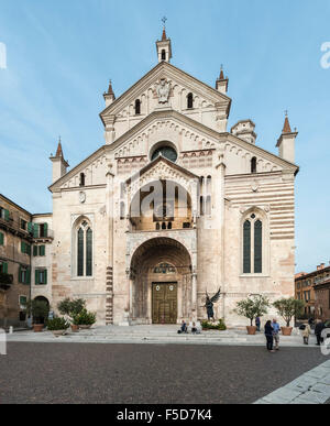 Verona Cathedral, Verona Province, Veneto, Italy Stock Photo