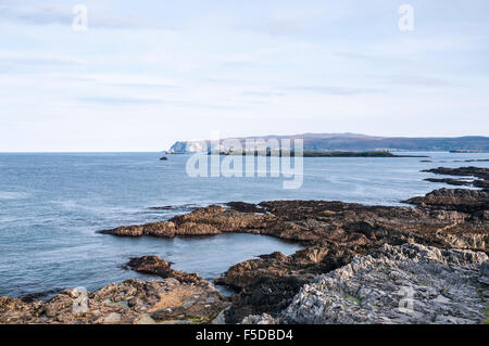 Looking North East across the mouth of Loch Eriboll towards Whiten Head, Caithness, Scotland Stock Photo