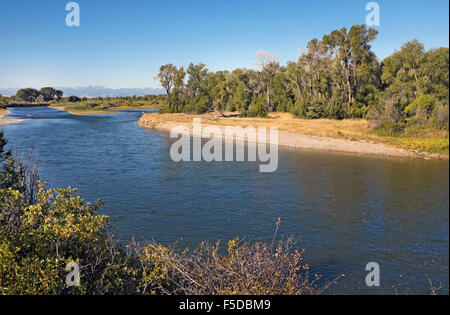 The headwaters of the Missouri River, where the Jefferson, Gallatin ...