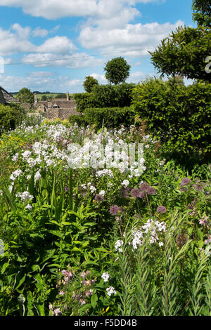 A beautiful garden participating in the Open Gardens Weekend in the Burford Festival, Oxfordshire, UK Stock Photo