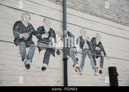 Street art in Gloucester Stock Photo