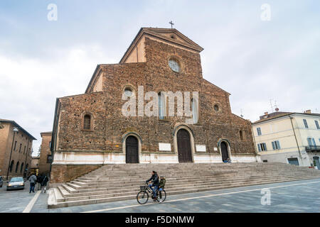 renaissance catholic cathedral in Faenza, Italy. Stock Photo