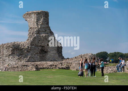 Ruins of Hadleigh Castle, Hadleigh, Essex, England, United Kingdom Stock Photo
