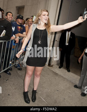 Kathryn Dean arrives at AOL studio  Featuring: Kathryn Dean Where: New York, New York, United States When: 01 Sep 2015 Stock Photo