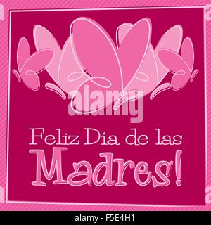 Download Happy Mother's Day in Spanish language. greeting card ...