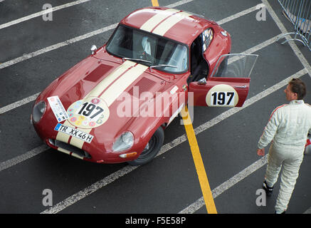 Jaguar E-Type,1963,Gentlemen Drivers (GT up to 1965) ,parc ferme, 42.AvD-Oldtimer Grand Prix 2014 Nürburgring Stock Photo