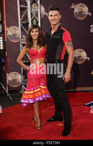 'Strictly Come Dancing 2015' TV series launch at Elstree Studios  Featuring: Janette Manrara, Aljaz Skorjanec Where: Borehamwood, United Kingdom When: 01 Sep 2015 Stock Photo