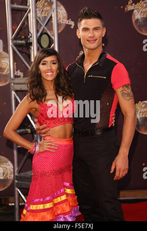 'Strictly Come Dancing 2015' TV series launch at Elstree Studios  Featuring: Janette Manrara, Aljaz Skorjanec Where: Borehamwood, United Kingdom When: 01 Sep 2015 Stock Photo