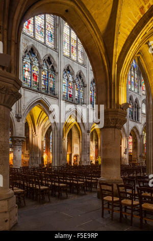 Eglise Saint Severin in Paris, France, Europe Stock Photo