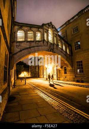 Bridge of Sighs, Oxford, Oxfordshire, England, United Kingdom, Europe Stock Photo