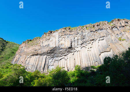 Symphony of Stones basalt columns, UNESCO World Heritage Site, Garni, Kotayk Province, Armenia, Caucasus, Central Asia, Asia Stock Photo