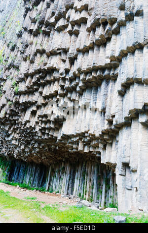 Symphony of Stones basalt columns, UNESCO World Heritage Site, Garni, Kotayk Province, Armenia, Caucasus, Central Asia, Asia Stock Photo