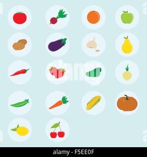 Fruits and vegetable Stock Vector