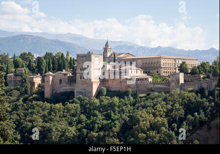 Alhambra Palace in Granada, Spain Stock Photo