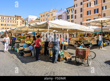 Campo de' Fiori Market, Rome, Italy Stock Photo