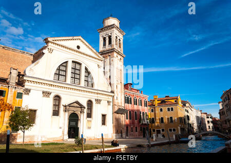 Chiesa dei SS. Gervasio e Protasio, Venice, Italy. vulgo San Trovaso Stock Photo