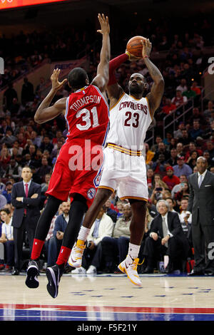 Cleveland Cavaliers guard LeBron James (23) makes a move with the ...